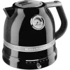 Elektriskā tējkanna KITCHENAID 1,5 L 2400 W Melna, 7 temperatūras iestatījumi, nerūsējošais tērauds/alumīnijs
