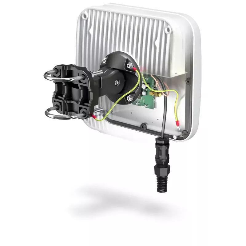 Virziena tīkla antena QuWireless QuMax PoE/LAN, daudzjoslu 0.694–2.7 GHz, līdz 6 dBi, balta