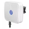 Virziena tīkla antena QuWireless QuMax PoE/LAN, daudzjoslu 0.694–2.7 GHz, līdz 6 dBi, balta
