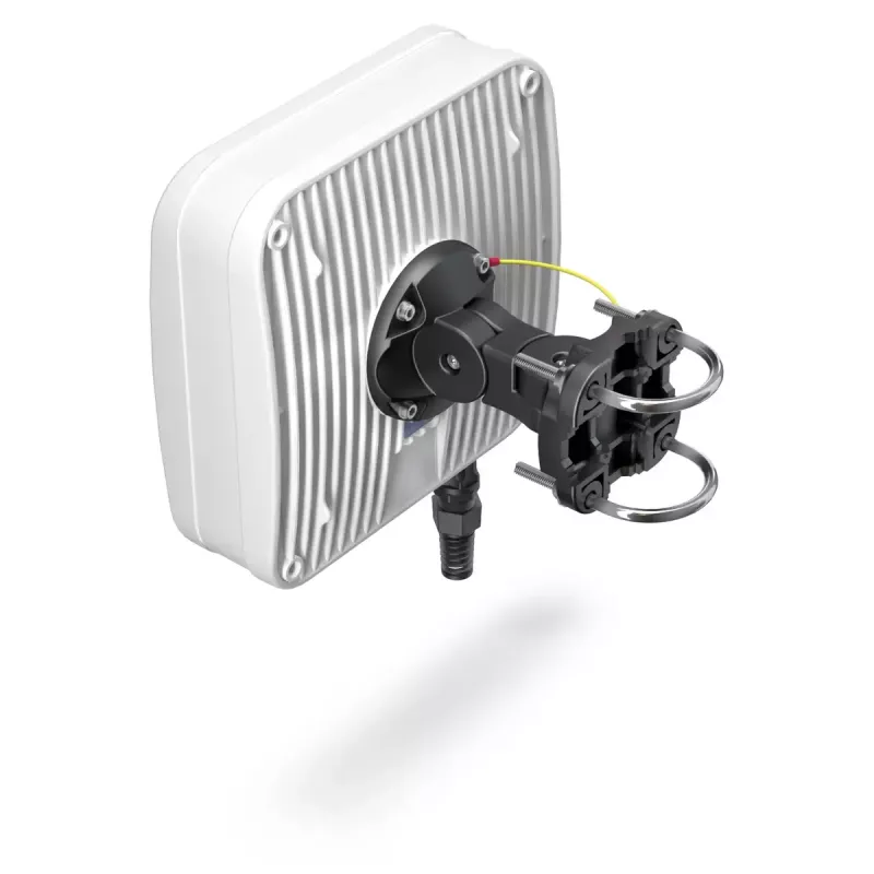 Virziena tīkla antena QuWireless QuMax PoE/LAN, daudzjoslu 0.694–2.7 GHz, līdz 6 dBi, balta