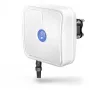 Virziena tīkla antena QuWireless QuMax PoE/LAN, daudzjoslu 0.694–2.7 GHz, līdz 6 dBi, balta