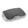Kāju balsts Kensington SoleMate Plus regulējams slīpums 0–20°, augstums 8,89–12,7 cm, platforma 45×35 cm, melns/pelēks