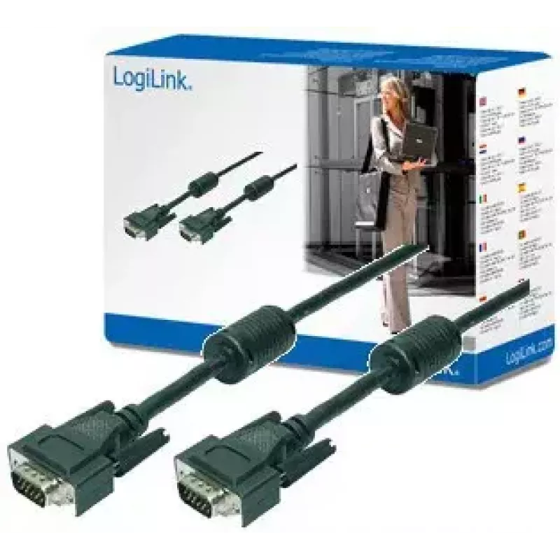 VGA kabelis LogiLink 20m vīr./vīr.