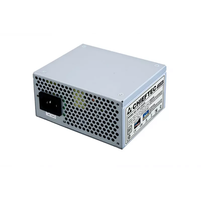 Barošanas bloks CHIEFTEC SFX-250VS 250 W 20+4 pin ATX SFX sudraba, 80 mm ventilators, nemodulārs