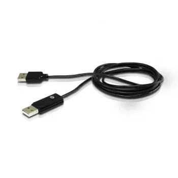 Conceptronic Optiskā diskdziņa koplietošanas kabelis USB, 1,8 m, melns, USB A, USB A, vīr./vīr., 20 g