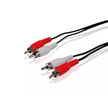 Conceptronic RCA audio kabelis, RCA, vīrišķais, RCA, vīrišķais, 5 m, melns