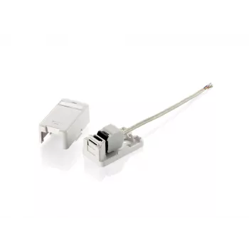 1 porta Keystone ligzdas virsmas montāžas kārba Equip 125121