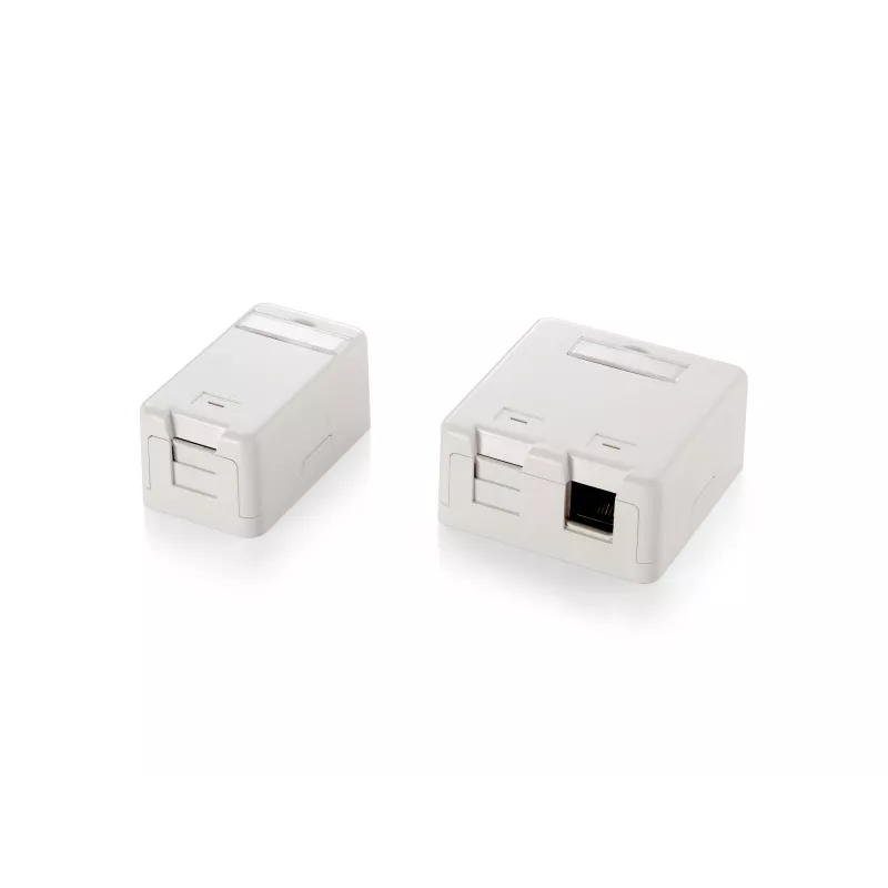 1 porta Keystone ligzdas virsmas montāžas kārba Equip 125121
