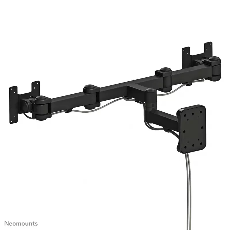 Neomounts FPMA-W960D Dubults monitoru/TV stiprinājums pie sienas 10-27 collas - pilna kustība