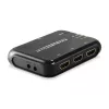 Equip HDMI 1.4 Slēdzis 3x1, HDMI, Plastmasa, Melns, IR, 7.1 kanāli, DTS-HD, Dolby TrueHD