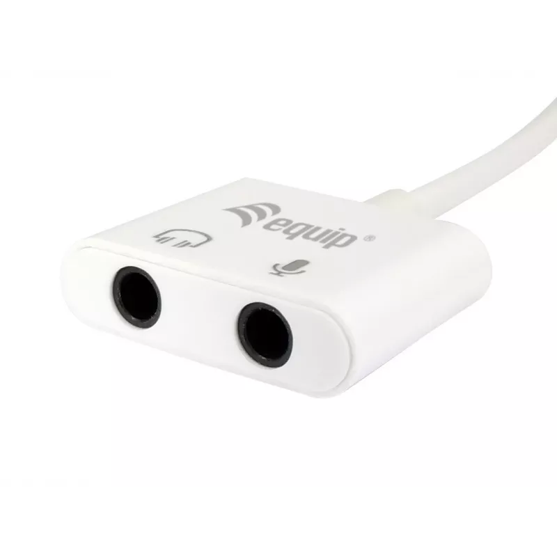 Equip USB Type C uz audio adapteris