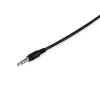 Austiņas Equip Chat Headset vadu austiņas ar galvas loku zvaniem/mūzikai melns