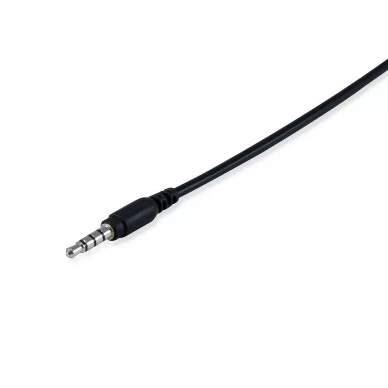 Austiņas Equip Chat Headset vadu austiņas ar galvas loku zvaniem/mūzikai melns