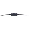 Austiņas Equip Chat Headset vadu austiņas ar galvas loku zvaniem/mūzikai melns