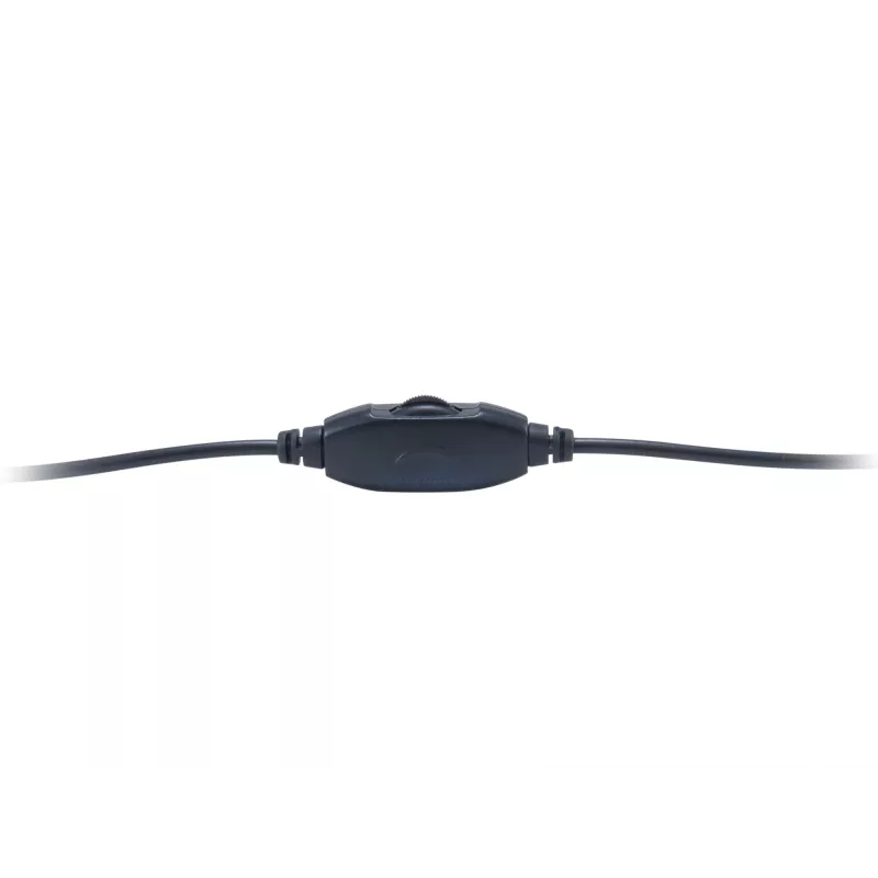 Austiņas Equip Chat Headset vadu austiņas ar galvas loku zvaniem/mūzikai melns