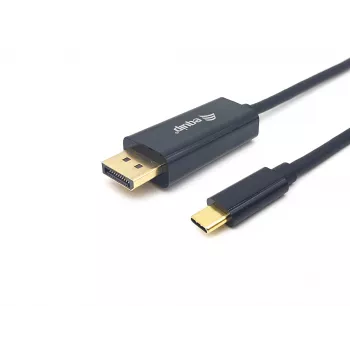 Equip USB-C uz DisplayPort kabelis, vīr./vīr., 1,0 m, 4K/60 Hz