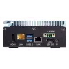 Shuttle Edge PC SPCEL02, Intel Celeron J6412, 1x HDMI, 2x 2.5G LAN, 1x COM, DIO (4x ieeja, 4x izeja), 3x USB, 2x M.2, 12-24V, 24/7 nepārtraukta darbība, bez ventilatora, ietver VESA un DIN-slīdes stiprinājumu
