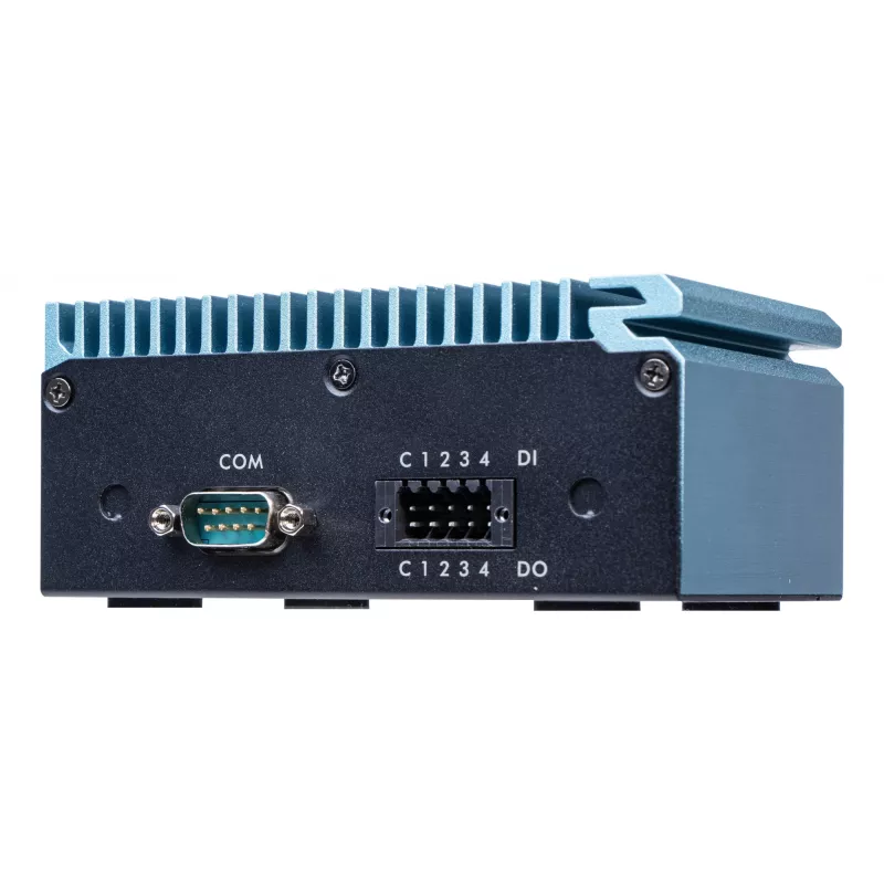 Shuttle Edge PC SPCEL02, Intel Celeron J6412, 1x HDMI, 2x 2.5G LAN, 1x COM, DIO (4x ieeja, 4x izeja), 3x USB, 2x M.2, 12-24V, 24/7 nepārtraukta darbība, bez ventilatora, ietver VESA un DIN-slīdes stiprinājumu