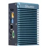 Shuttle Edge PC SPCEL02, Intel Celeron J6412, 1x HDMI, 2x 2.5G LAN, 1x COM, DIO (4x ieeja, 4x izeja), 3x USB, 2x M.2, 12-24V, 24/7 nepārtraukta darbība, bez ventilatora, ietver VESA un DIN-slīdes stiprinājumu