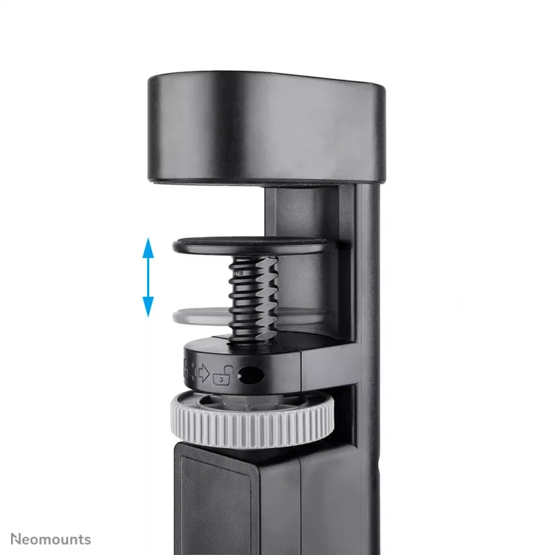 Neomounts DS22-840BL6 galda kontaktligzda ar skavu un USB-C un USB-A pieslēgvietām – ātrā uzlāde