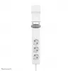 Neomounts DS22-840WH6 galda kontaktligzda ar skavu un USB-C un USB-A pieslēgvietām – ātra uzlāde