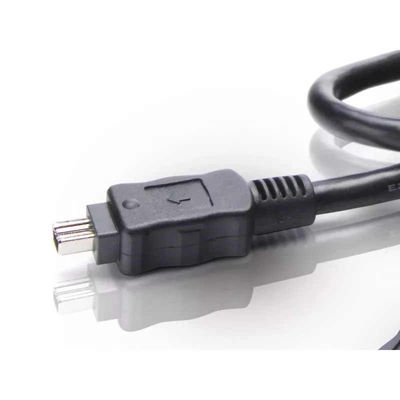 Conceptronic FireWire kabelis 4-p 1,8m melns