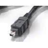 Conceptronic FireWire kabelis 4-p 1,8m melns