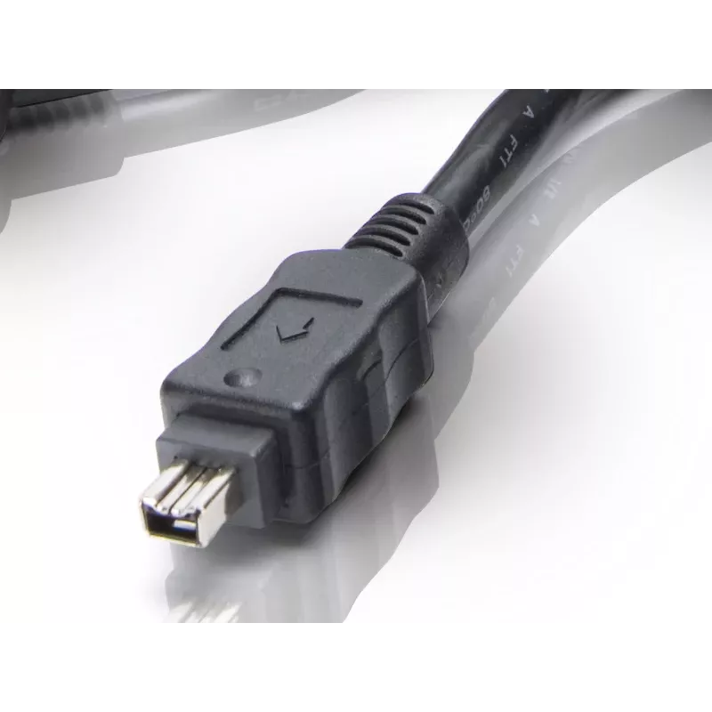 Conceptronic FireWire kabelis 4-p 1,8m melns