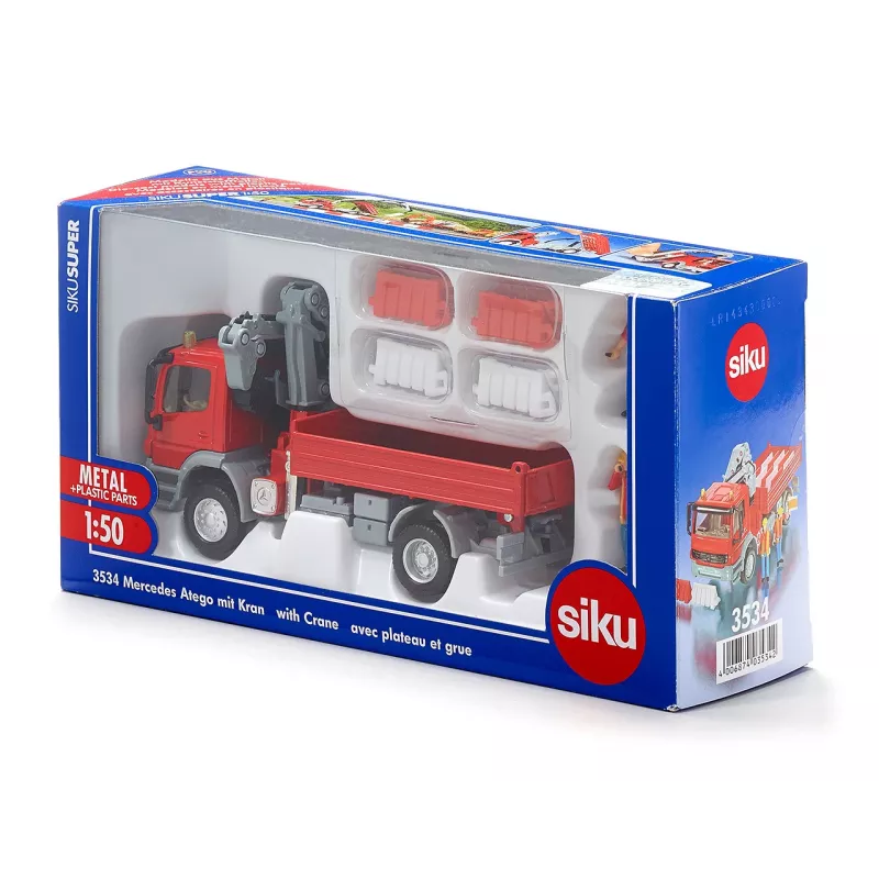 Siku Mercedes Atego ar celtni
