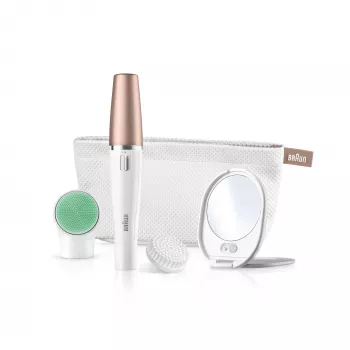 Sejas epilators Braun FaceSpa 851V zeltaini balts