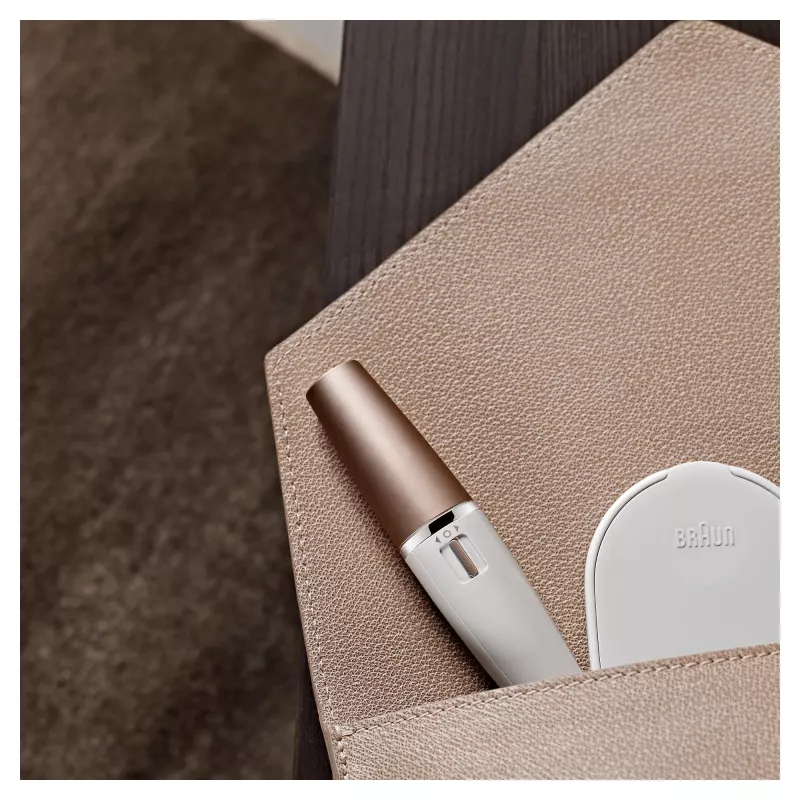 Sejas epilators Braun FaceSpa 851V zeltaini balts