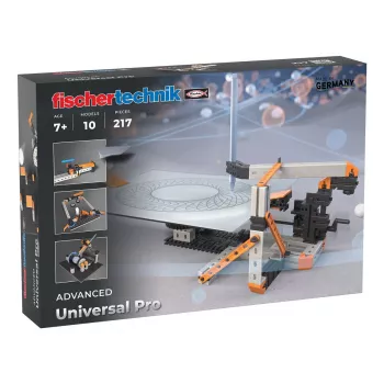 Konstruktors Fischertechnik Advanced Universal Pro komplekts modelis 571903 – modulārs STEM būvkomplekts