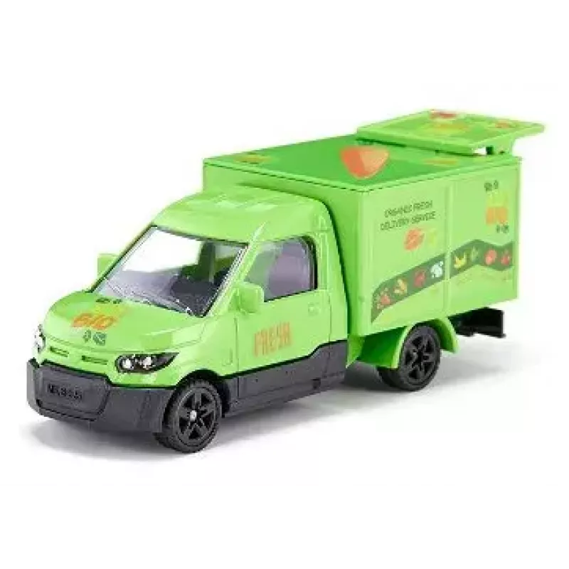 Siku Streetscooter Organic Fresh Delivery Service skrejritenis, modelis, salikts, 1:50