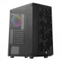 Aerocool Hive-G-BK-v3 Midi Tower Melns
