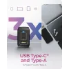 Iekštelpu lādētājs ICY BOX IB-PS1030-PD universāls melns ātrā uzlāde