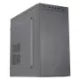 Aerocool CS108BKV1 Compact Micro ATX PC Case Aluminium Brushed 80cm Fan Melns