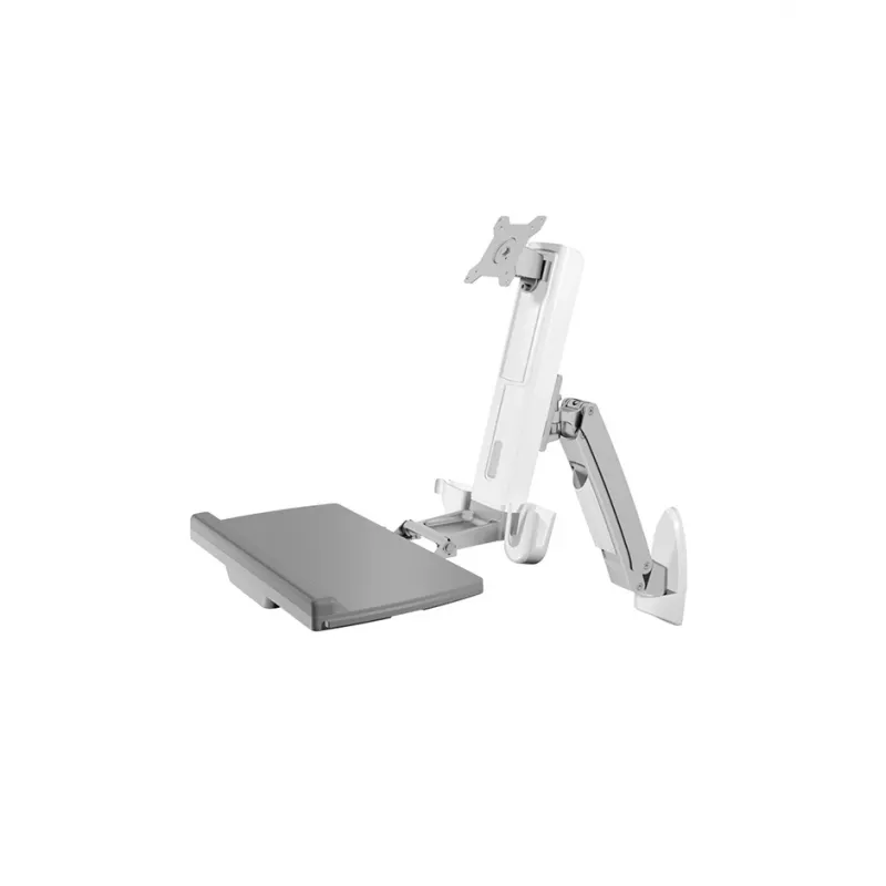 ICY BOX IB-MS600-W 61 cm (24 collas) Sienas Pelēks, Sudraba, Balts