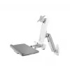 ICY BOX IB-MS600-W 61 cm (24 collas) Sienas Pelēks, Sudraba, Balts