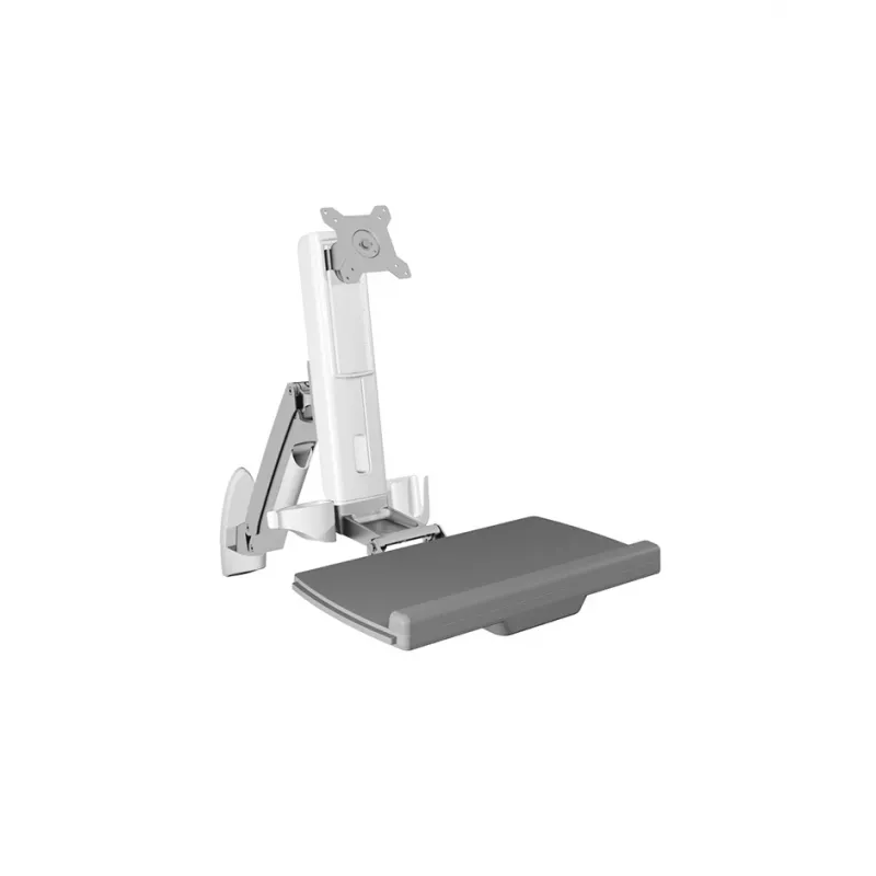 ICY BOX IB-MS600-W 61 cm (24 collas) Sienas Pelēks, Sudraba, Balts