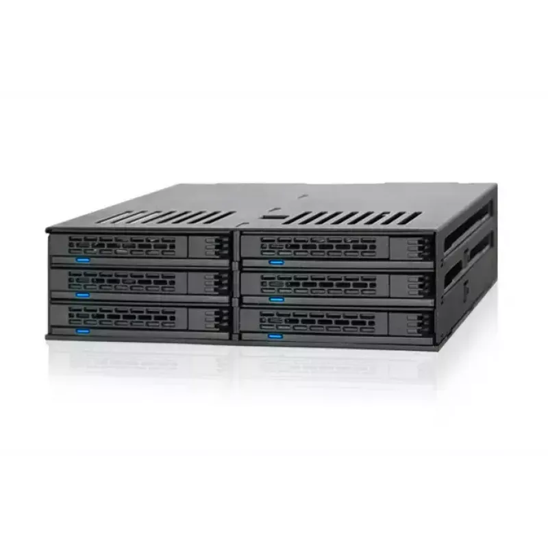 Disk Array Icy Dock MB326SP-B 0 TB Rack 1U Melns