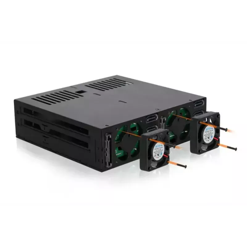 Disk Array Icy Dock MB326SP-B 0 TB Rack 1U Melns