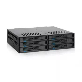 Disk Array Icy Dock MB326SP-B 0 TB Rack 1U Melns
