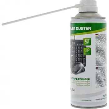 Saspiestā gaisa tīrīšanas aerosols 400 ml — InLine, augstspiediena, IT, serveru un datoru apkopei