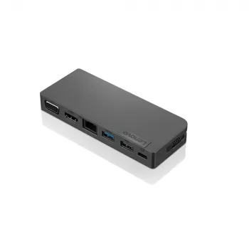 Lenovo 4X90S92381 Powered USB-C Travel Hub dokstacija, VGA, HDMI, 13 W, Iron Grey