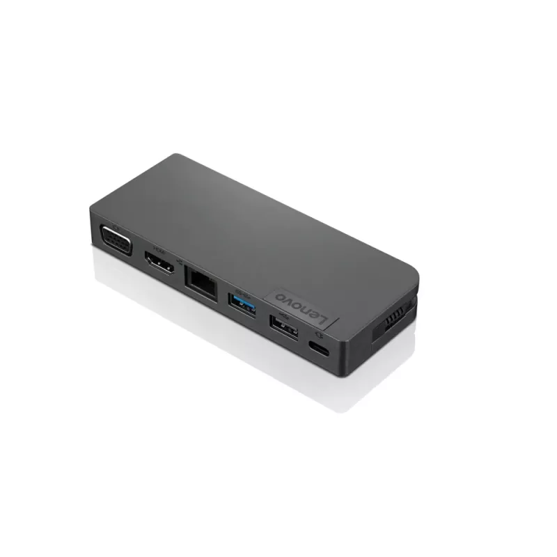 Lenovo 4X90S92381 klēpjdatora dokstacija/portu replikators Vadu USB 3.2 Gen 1 (3.1 Gen 1) Type-C pelēks