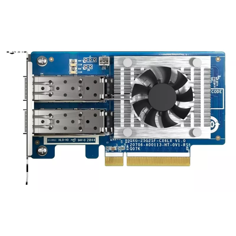 QNAP QXG-25G2SF-CX6 tīkla karte, iekšējā optiskā, 25000 Mbit/s