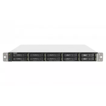 QNAP TS-h1090FU NAS Rack (1U) EPYC 7232P 64 GB DDR4 0 TB QuTS hero Melns, Pelēks