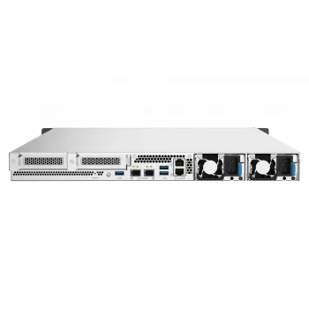 QNAP TS-h1090FU NAS Rack (1U) EPYC 7232P 64 GB DDR4 0 TB QuTS hero Melns, Pelēks