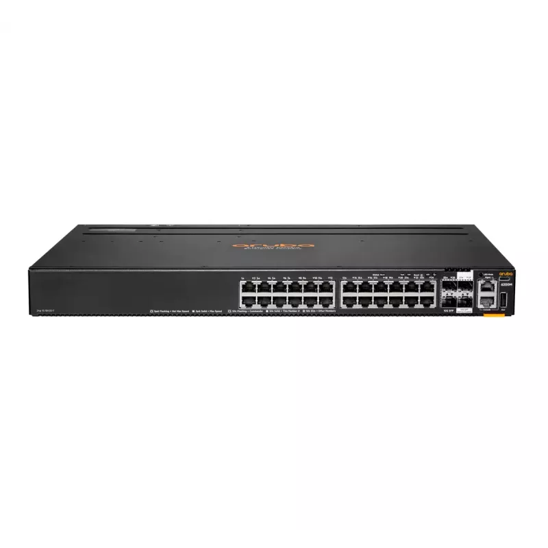 HPE Aruba Networking CX 6200M 24G 4SFP+ slēdzis Gigabit Ethernet 128 Gbit/s