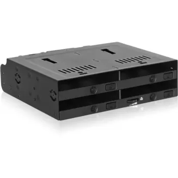Noņemams rāmis icy dock MB014SP-B R1 Melns — 1x 3.5 collu SATA diska nodalījums, karstās nomaiņas saderīgs